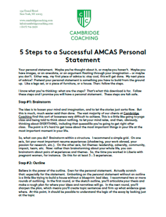 amcas personal statement